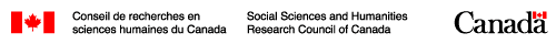 logo for social sciences and humanities research council Canada