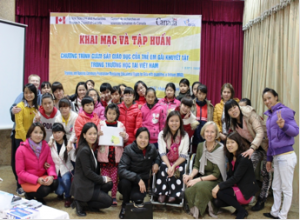 Participants and facilitators pose for a group photo – Hanoi 2014