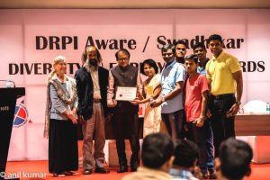 Mr. Hari accepts award on behalf of Lemon Tree Hotels